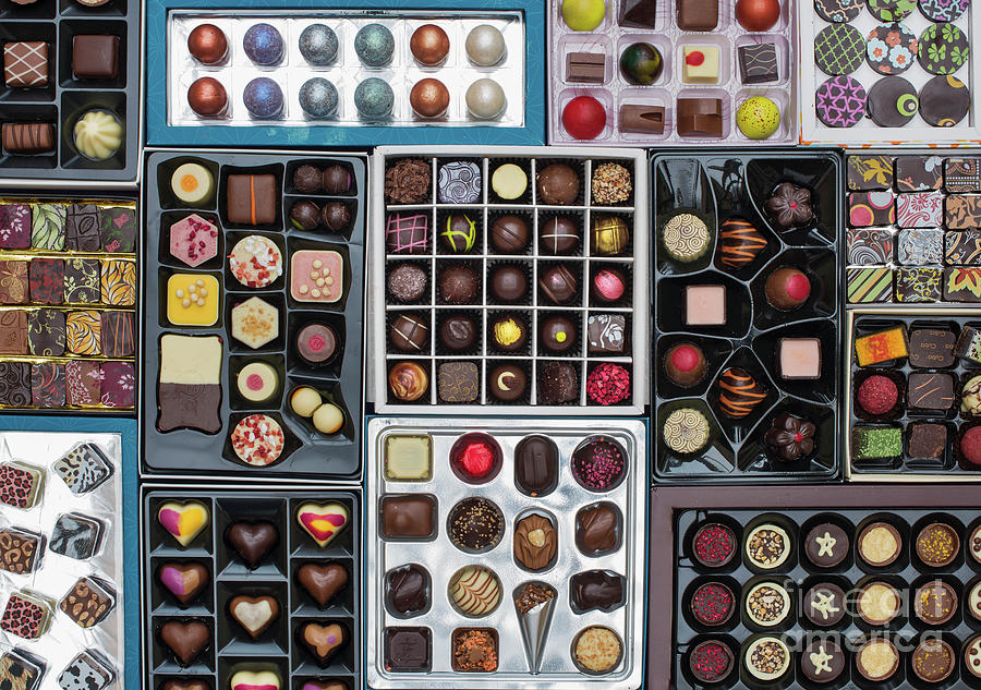 Pattern Photograph - Speciality Artisan Chocolates by Tim Gainey