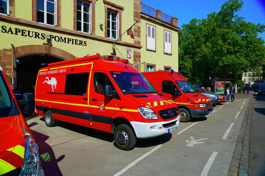 Specialty Fire Vehicles Strasbourg France Photograph