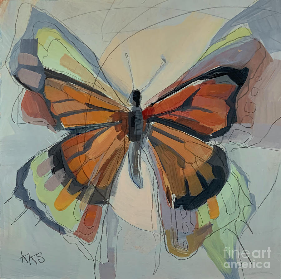 Butterfly Painting - Specimen 1 by Kimberly Santini