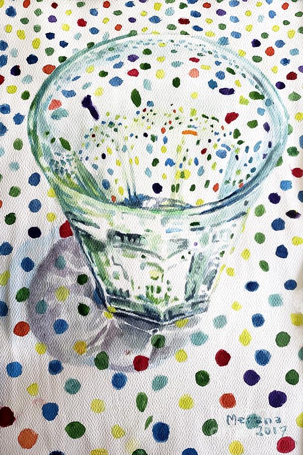 Speckled Reflections Painting by Merana Cadorette
