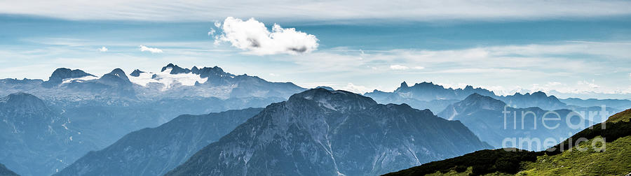 Spectacular Mountain Dachstein With Glacier In The Alps Of Austria Photograph by Andreas Berthold