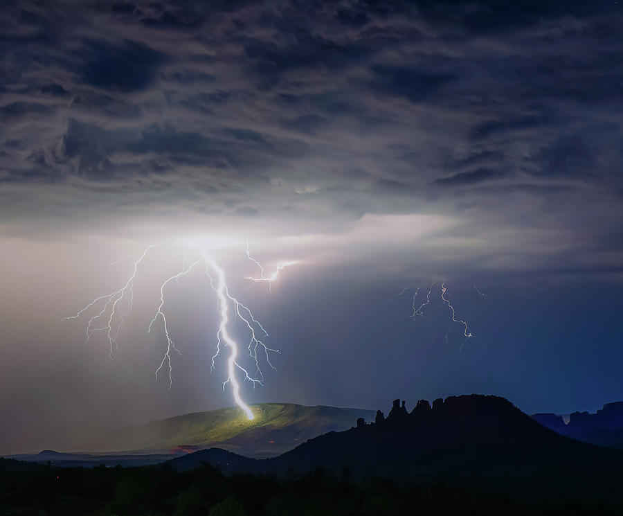 Spectacular Sedona Storm  Photograph by Heber Lopez