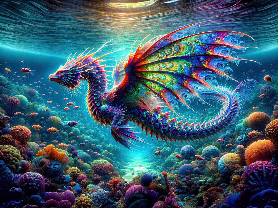 Spectral Leviathan Digital Art by Bill And Linda Tiepelman