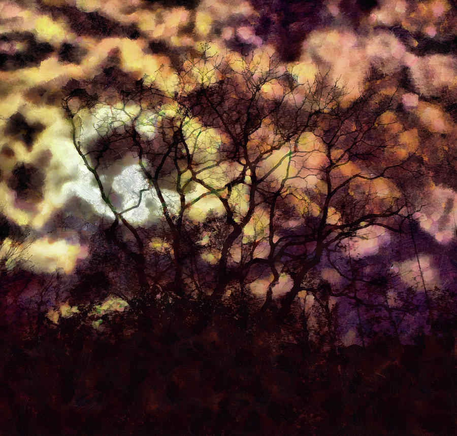 Spectral Tree Mixed Media by Christopher Reed