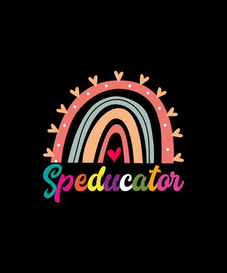 Educational Digital Art - Speducator SPED Special Education Teacher by Tinh Tran Le Thanh