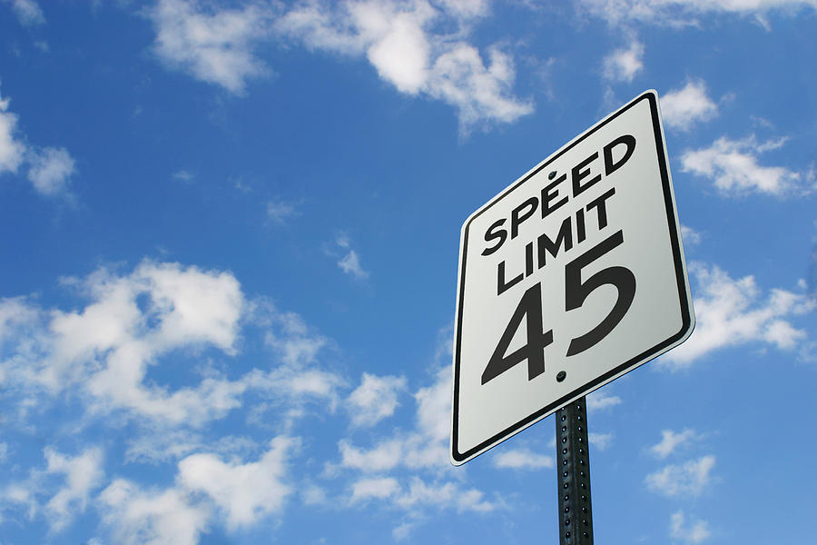 Speed Limit Sign Photograph by AttaBoyLuther