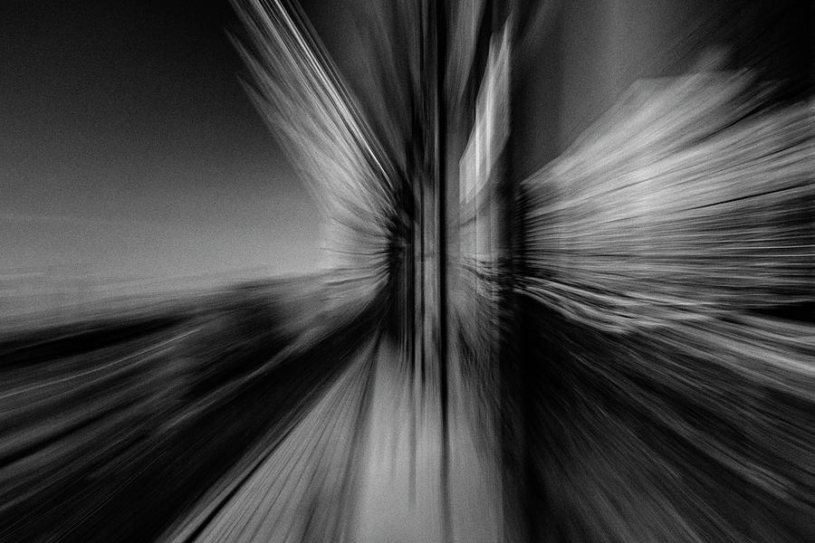 Abstract Photograph - Speed Walk by Cate Franklyn