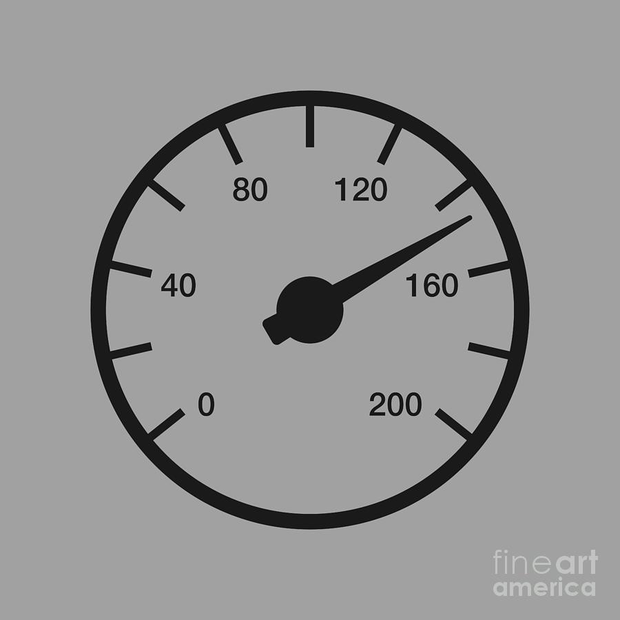 Speedometer Digital Art