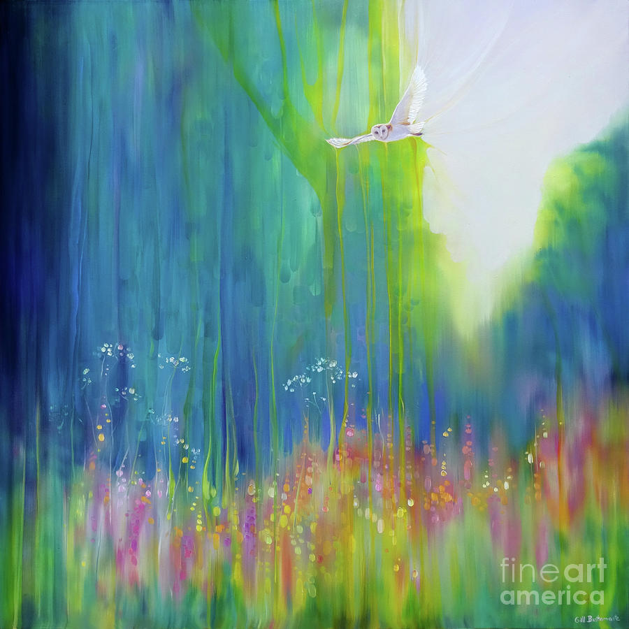 Spellbound Summer Painting by Gill Bustamante