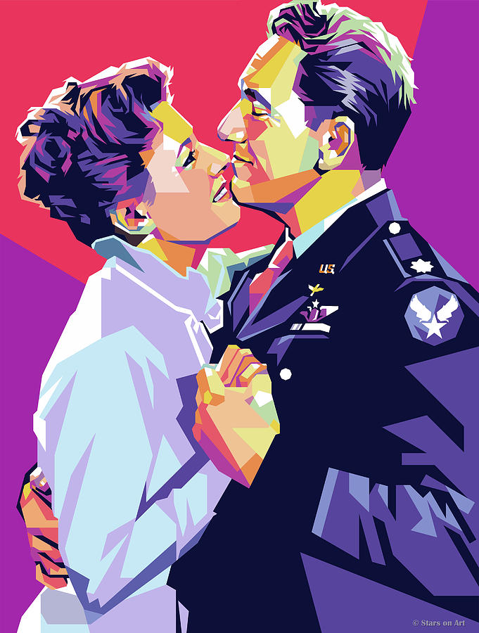 Spencer Tracy and Irene Dunn Digital Art by Movie World Posters