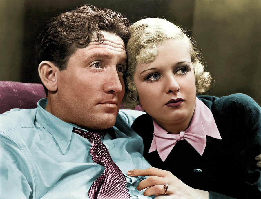 Spencer Tracy Photograph - Spencer Tracy and Joan Bennett by Movie World Posters