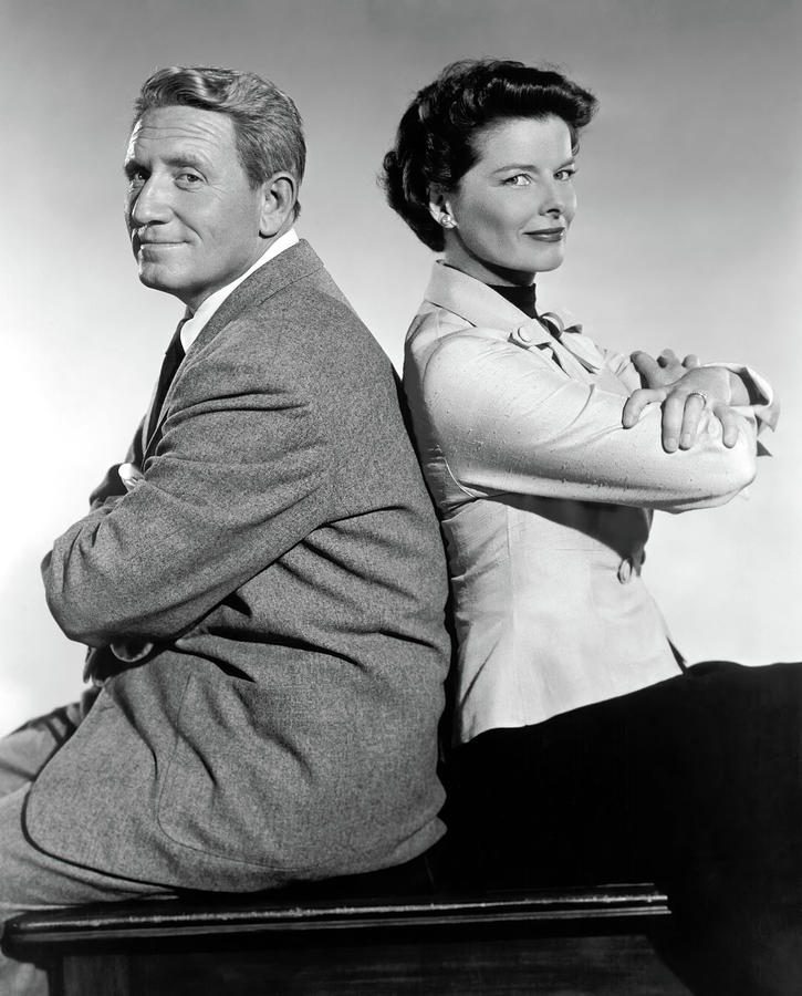 SPENCER TRACY and KATHARINE HEPBURN in ADAMS RIB -1949-, directed by GEORGE CUKOR. Photograph by Album