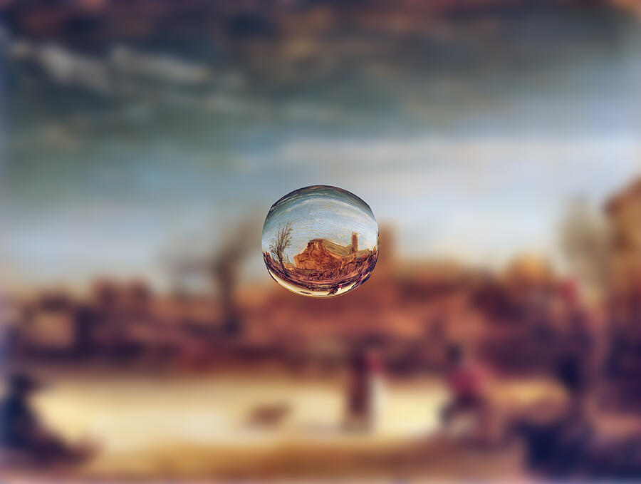 Sphere 14 Rembrandt Digital Art by David Bridburg