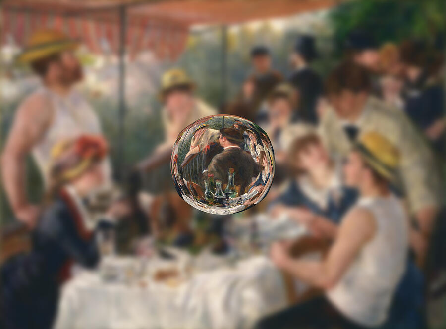 Sphere 4 Renoir Digital Art by David Bridburg