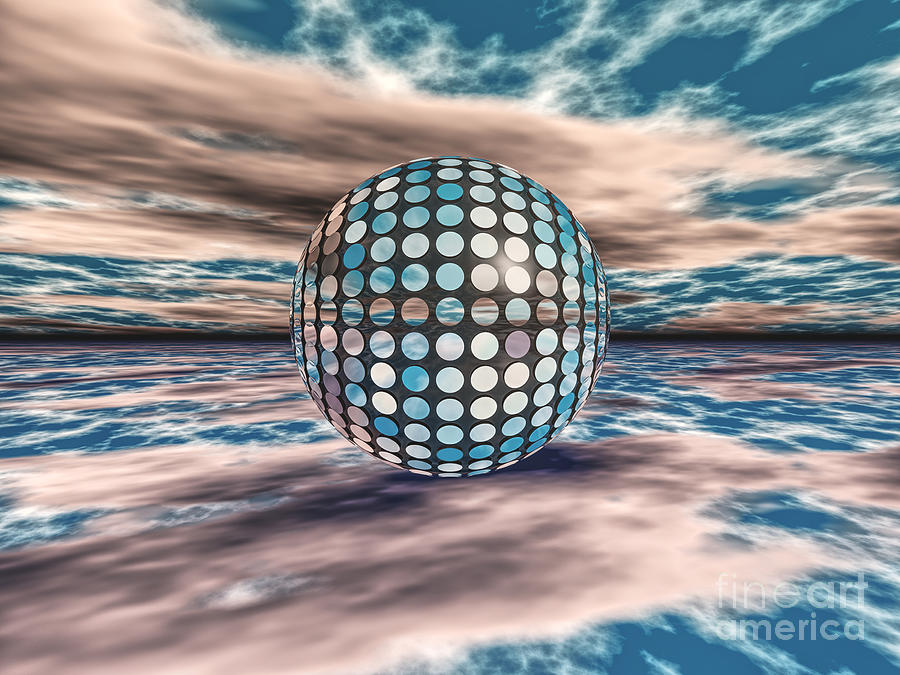 Sphere Of Many Mirrors Digital Art by Phil Perkins