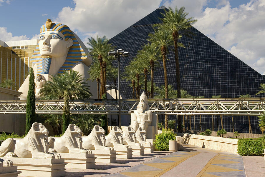 Sphinx at the Luxor Photograph by Bob Pardue