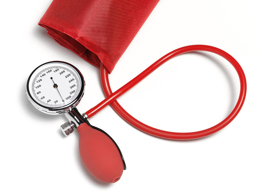 Sphygmomanometer, blood pressure gauge Photograph by Peter Dazeley
