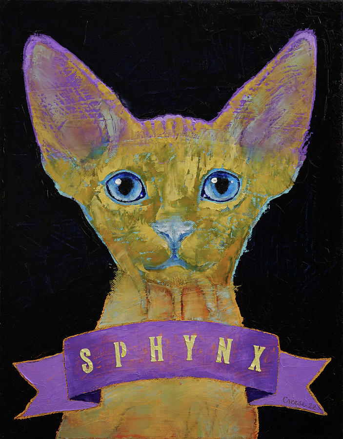 Sphynx Painting by Michael Creese