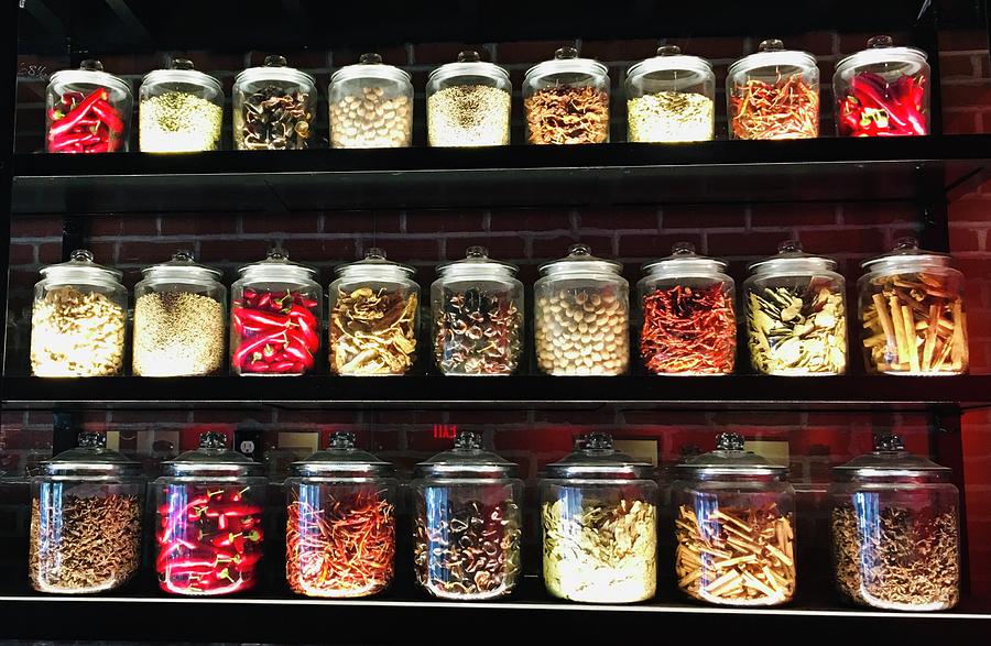 Spice Jar Display Photograph by Ginger Ravencroft Fine Art America