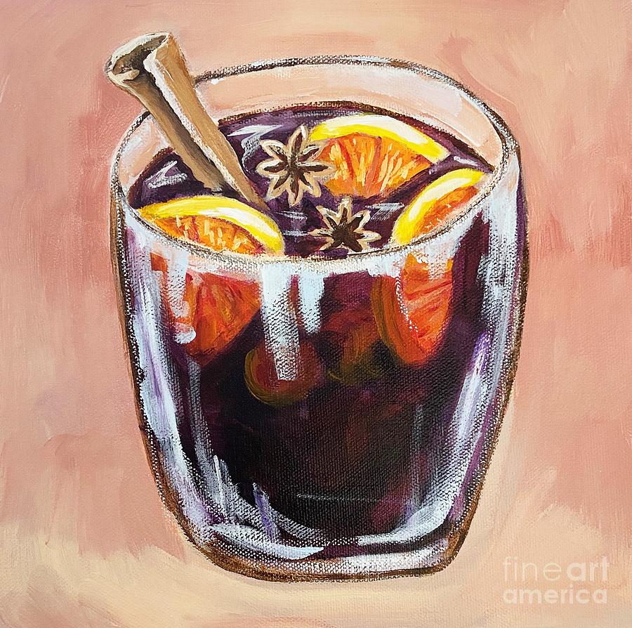 Spiced Drink Painting by Lucia Stewart