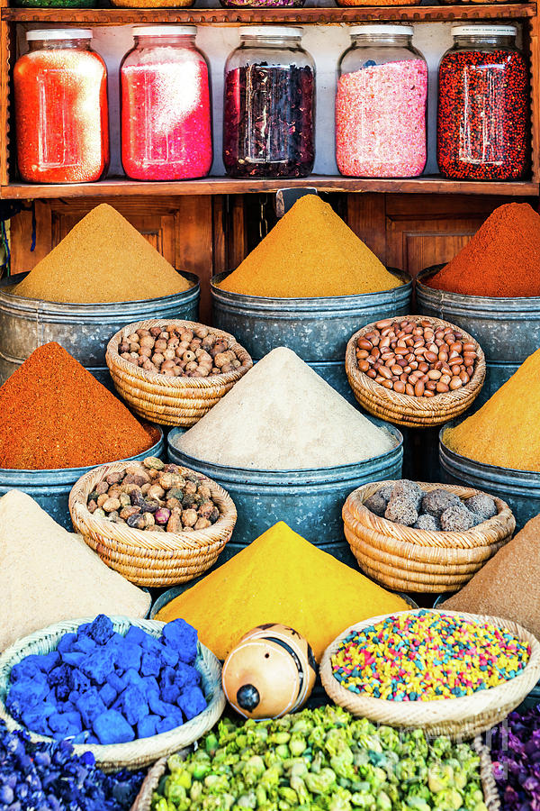 Spices at the market, Marrakesh Photograph by Matteo Colombo - Fine Art ...