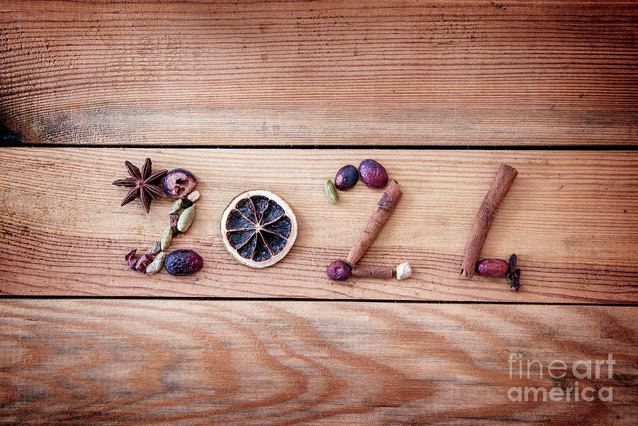 Spices new year card Photograph by Delphimages Photo Creations
