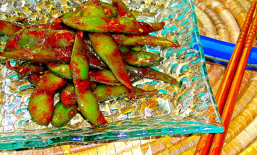 Spicy Edamame Photograph by James Temple