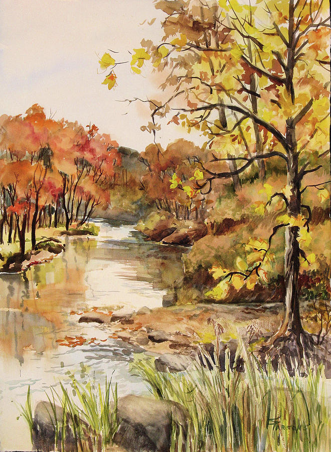 Spider Creek #2 Painting by Sheila Parsons