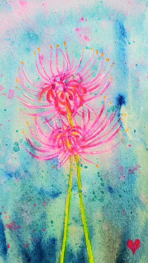 Spider Lilly Painting by Deahn Benware