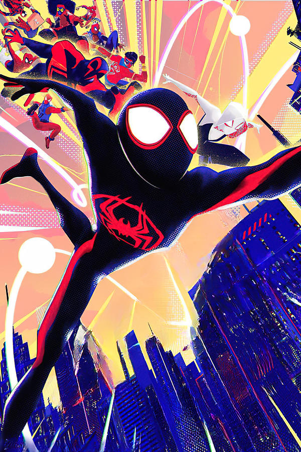 Spider-Man - Across the Spider-Verse 2023 Digital Art by Geek N Rock ...