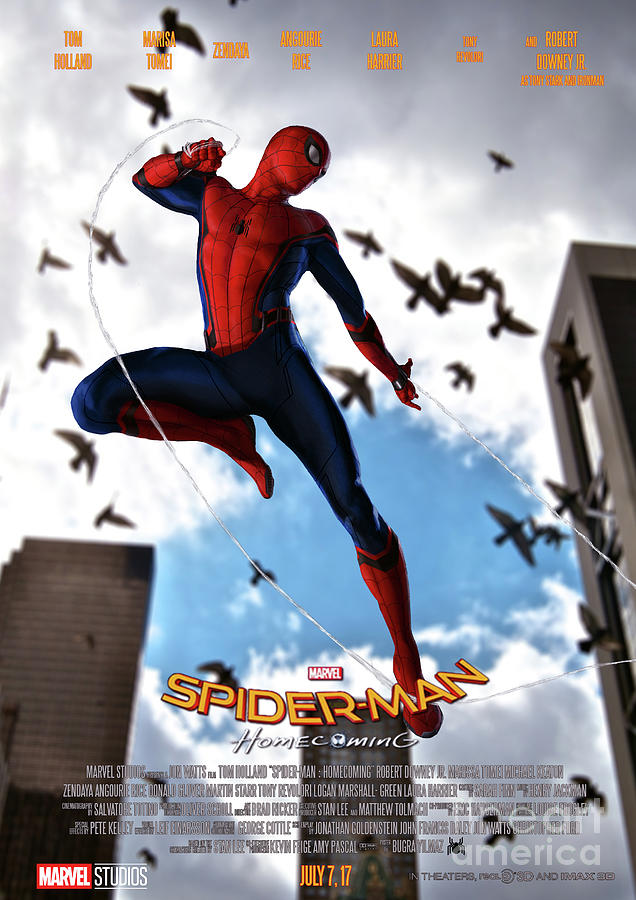 Spider Man Homecoming Digital Art By S H