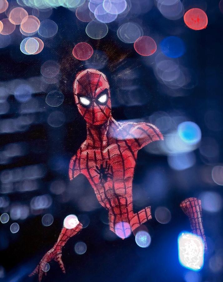 Spider-Man Painting by Joel Tesch