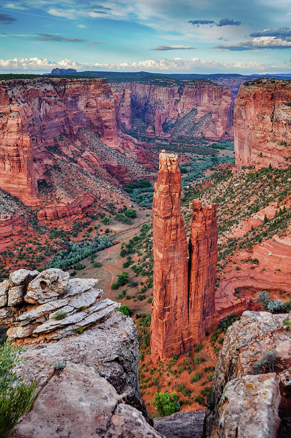 Spider Rock Canyon de Chelly National Monument Photograph by Kyle Hanson