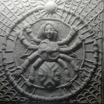 SPIDER WOMAN--- Wisdom Keeper  Relief by James RODERICK