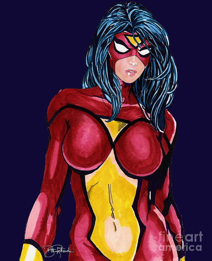 Spiderwoman Digital Art by Bill Richards