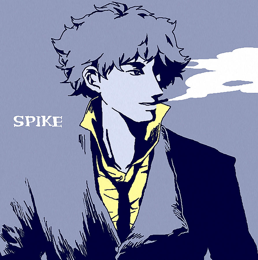 Spike Spiegel Smoke Digital Art By Erli Nana Fine Art America