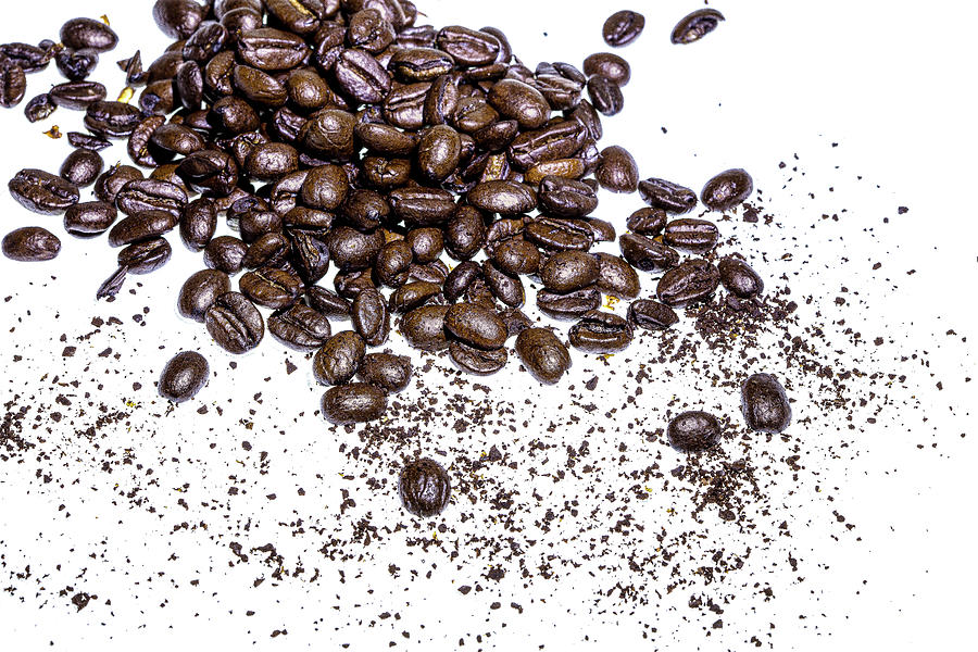 Spilled Coffee Beans Photograph by Joe Myeress