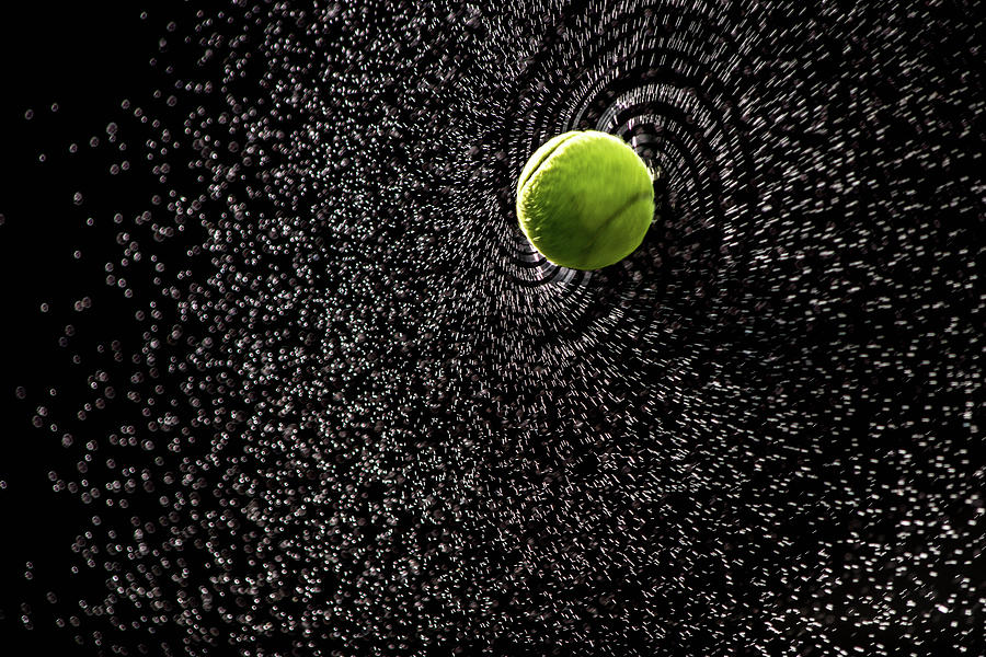 Tennis Photograph - Spin Serve     Tennis Ball by Nancy Jacobson