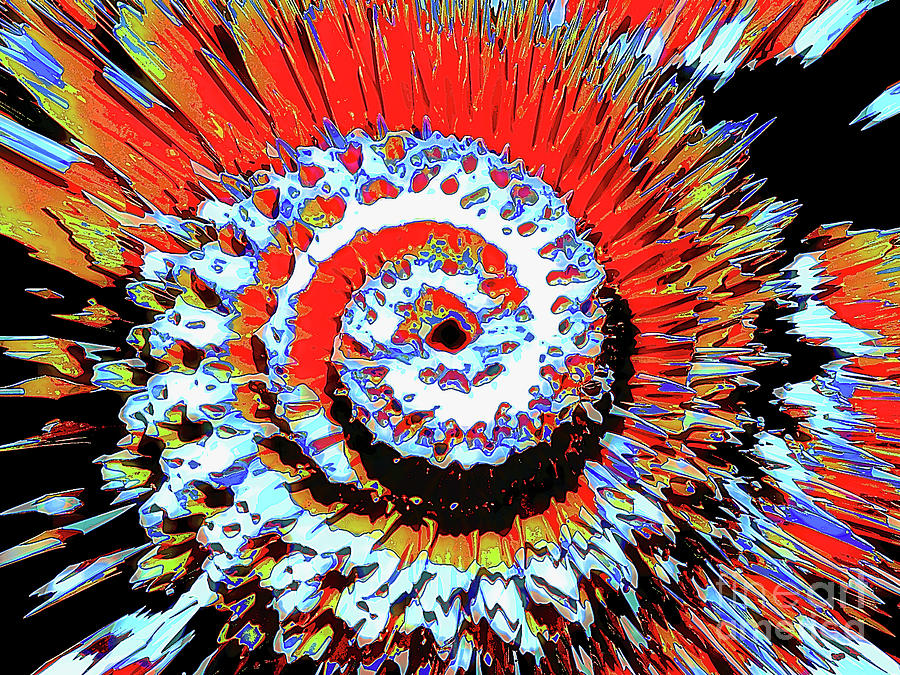 Spinning Fractal Digital Art by Phil Perkins