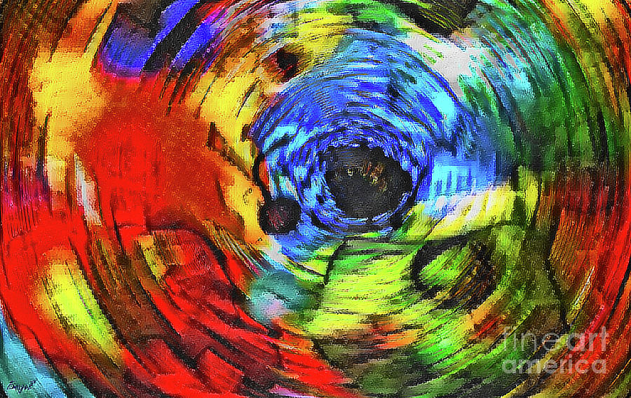 Spinning Glass Oil 1 Digital Art