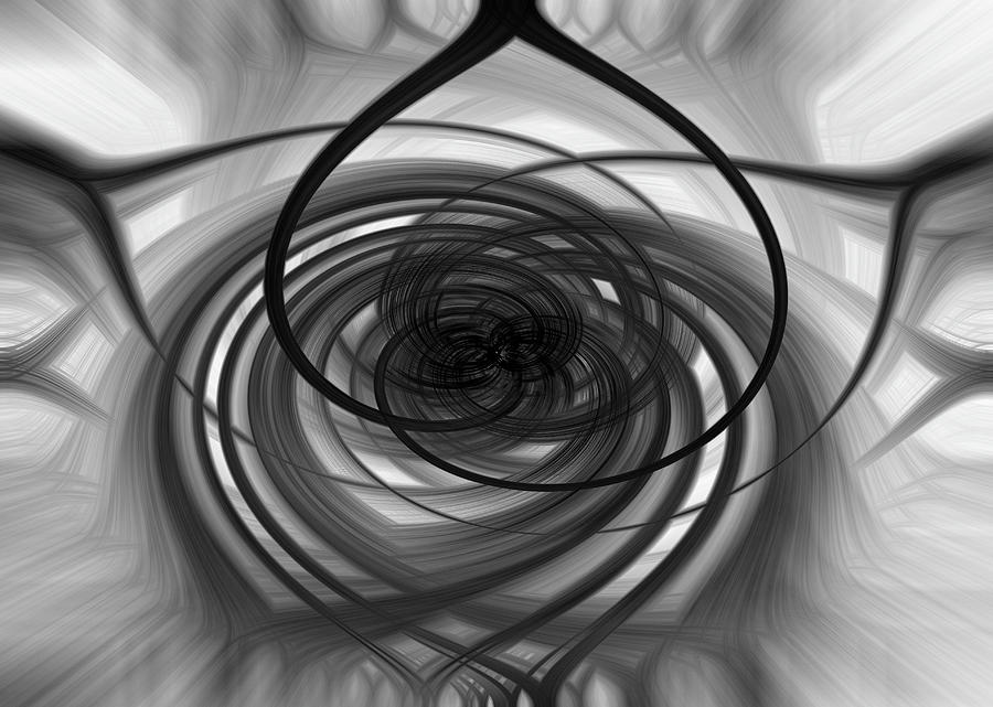 Spinning in depth Digital Art by Carolyn DAlessandro