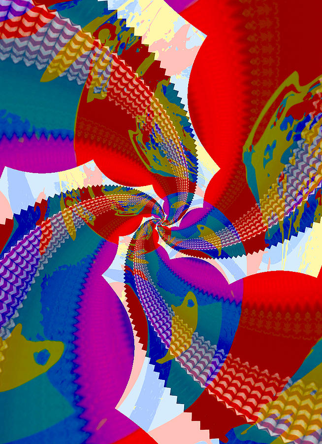 Spinning Digital Art by Steven Parker