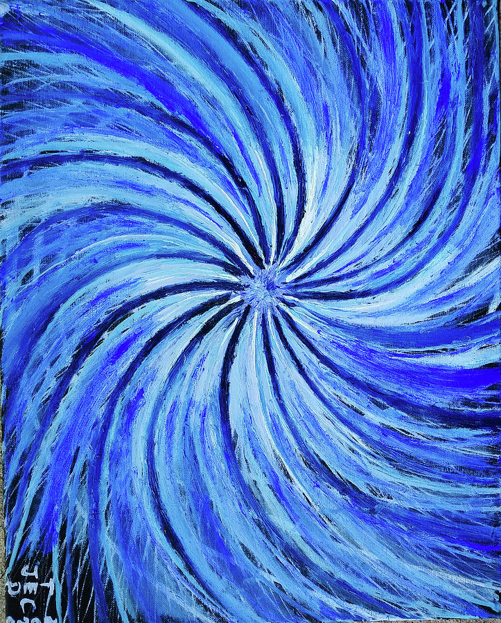 Spiral 2020 Painting by Ted Jec