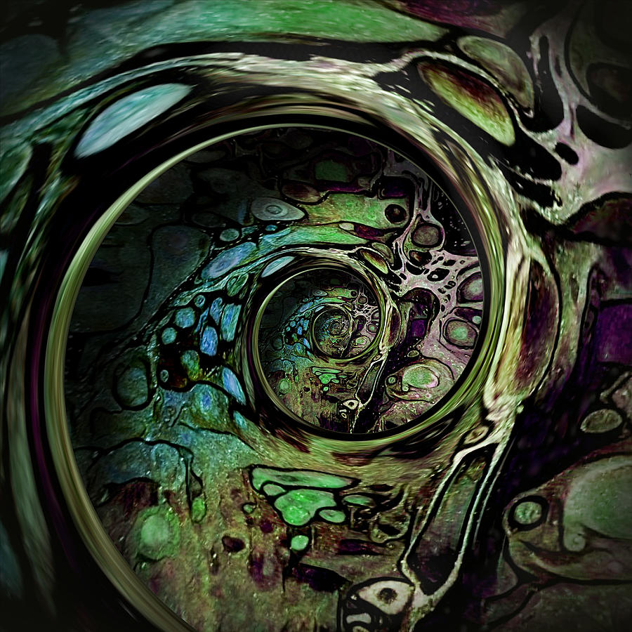 Spiral Down Digital Art by Artful Oasis