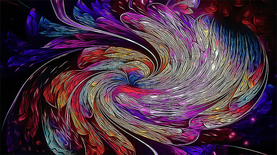 Spiral Fantasy 2 Digital Art