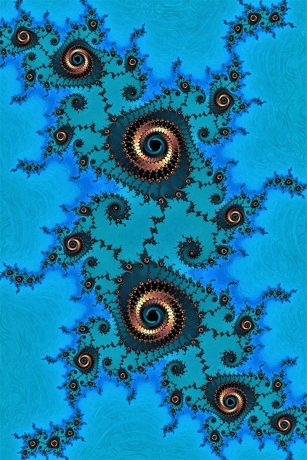 Spiral Fractals Digital Art by Vickie Fiveash