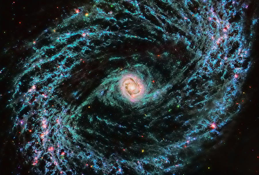 Spiral Galaxy NGC 1433 Photograph by Dale Kauzlaric