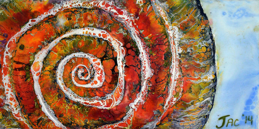 Spiral Painting by Jennifer Creech