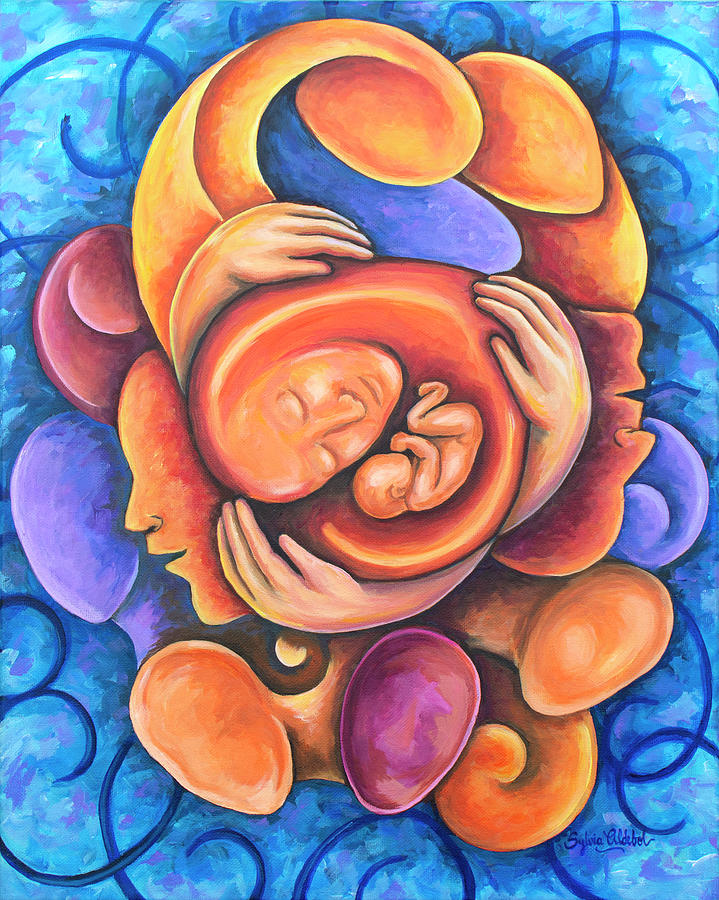 Spiral of Love Painting by Sylvia Aldebol