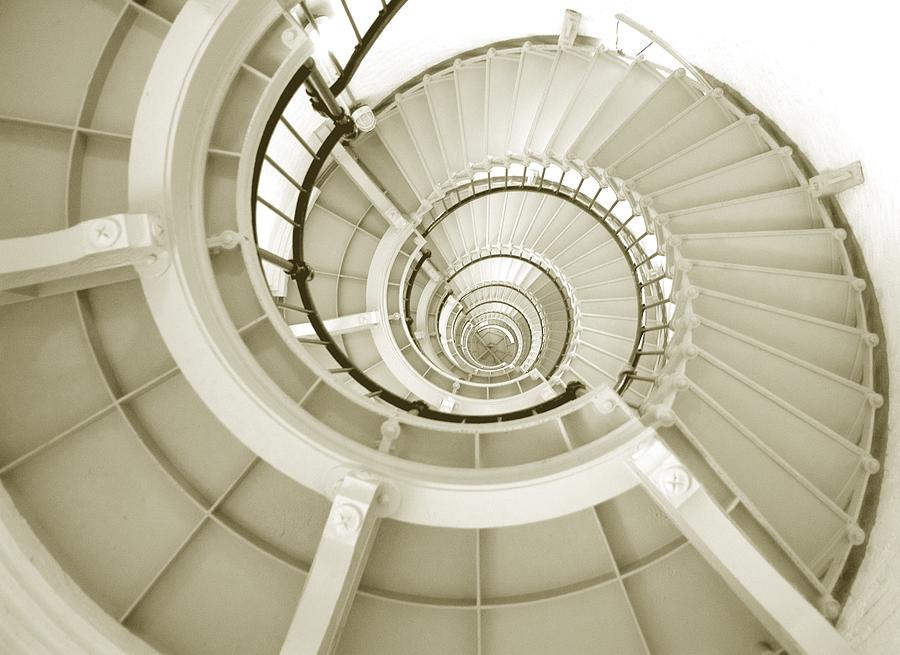 Spiral Staircase At The Ponce Deleon Lighthouse Photograph